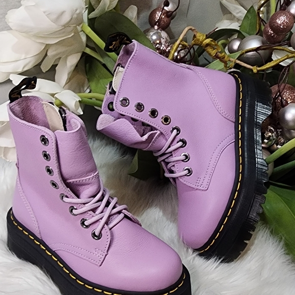 Dr Martens Jadon III Soft Leather Platform women Bootsnew